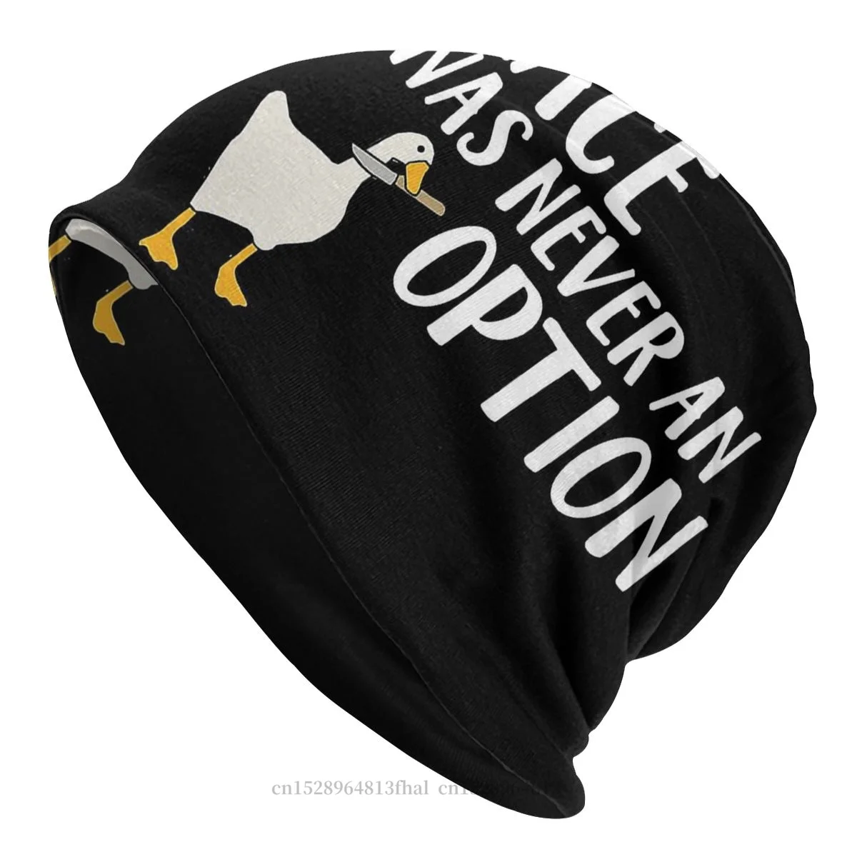 

Wording Outdoor Beanie Caps Untitled Goose Game Honk Honk Skullies Beanies Ski Caps Soft Bonnet Hats