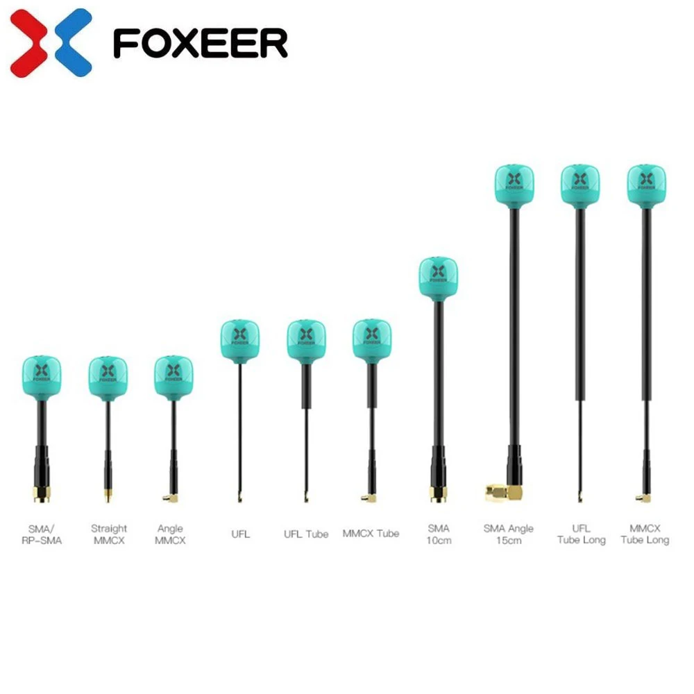 2 шт. Foxeer антенна Lollipop 4 Plus + FPV 5 8G 2.6Dbi RHCP SMA RPSMA UFL MMCX Omni LDS для дрона RC - купить по