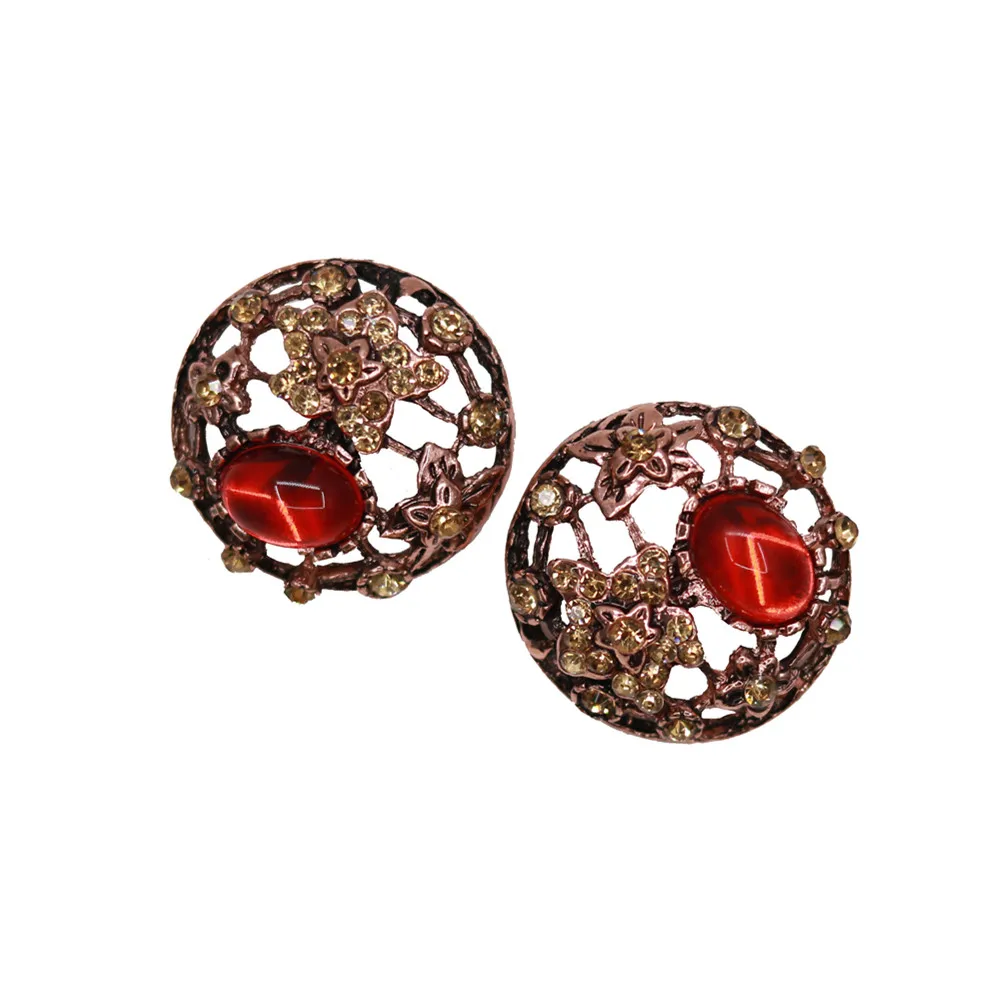 

Good quality 34mm metal rhinestones button with sweater coat decoration button accessories DIY 1Pcs/Lot SP-0198