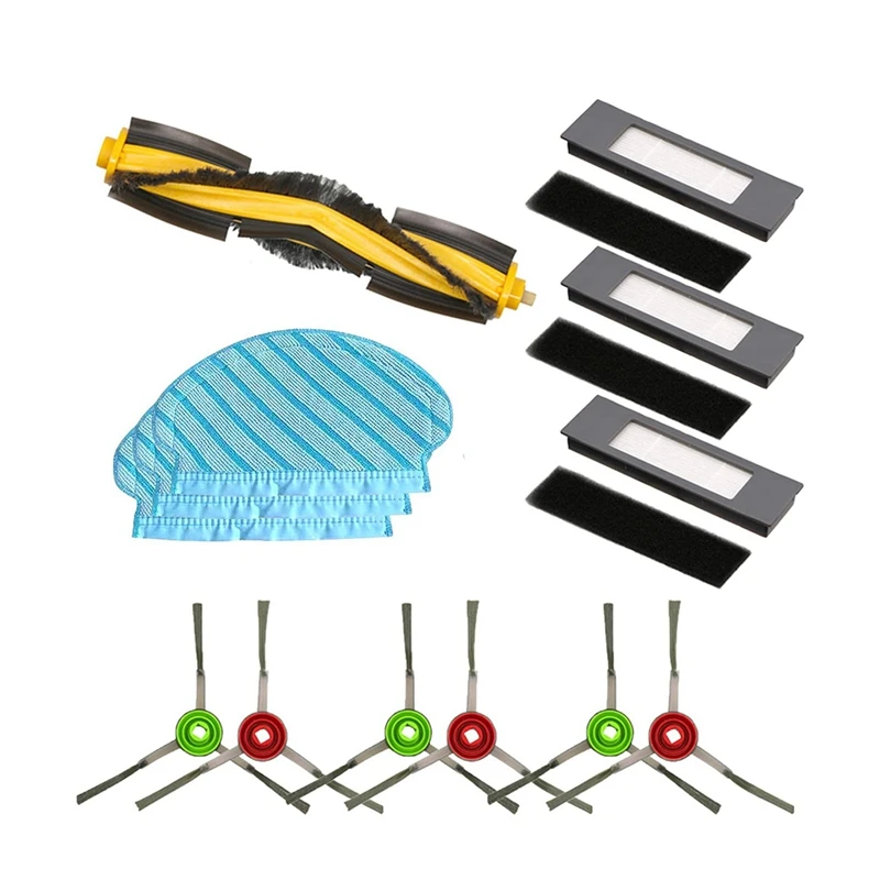 

Main Brush Side Brush HEPA Filter Screen Duster Cloth For Ecovacs Deebot Ozmo 950 Robotic Vacuum Cleaner Accessories