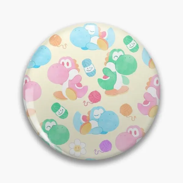 

Cute Kawaii Pastel Dinosaur Customizable Soft Button Pin Creative Fashion Lapel Pin Decor Women Funny Gift Jewelry Hat Metal