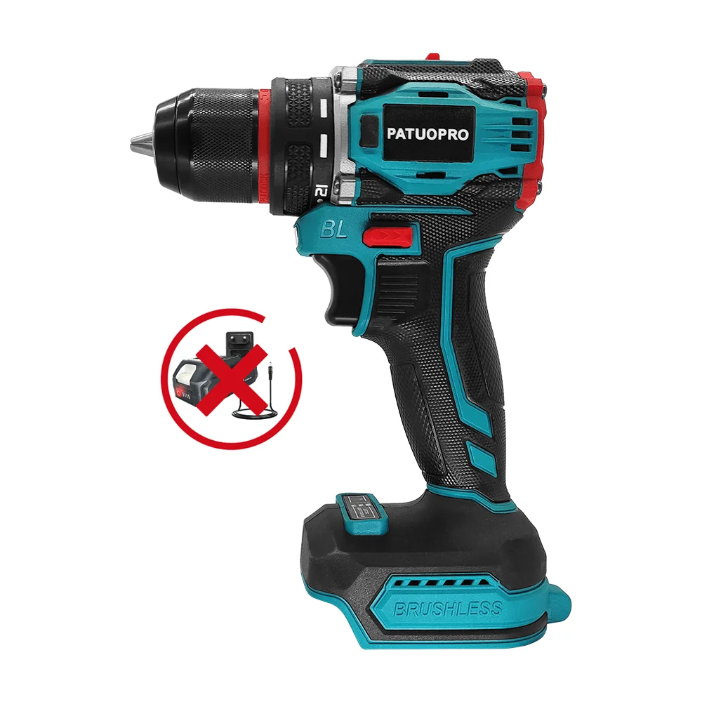 

PATUOPRO Бесщеточная дрель 10 мм для аккумулятора Makita 18 В