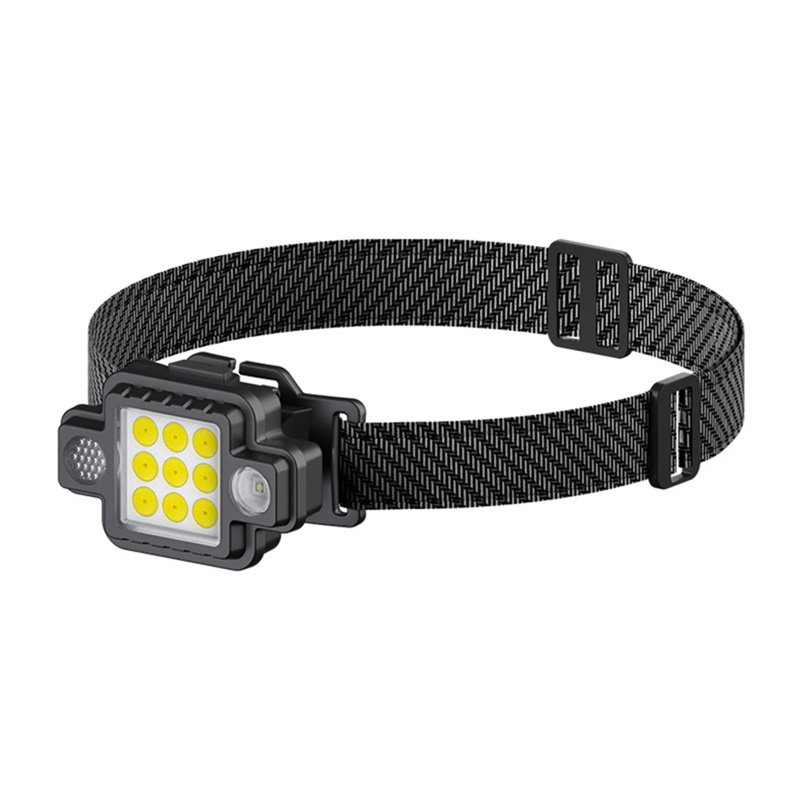 

USB Rechargeable Headlamp Outdoor Flashlight Headlight Work Light w Adjustable Head 5 Light Modes for Cycling Camping Hiking