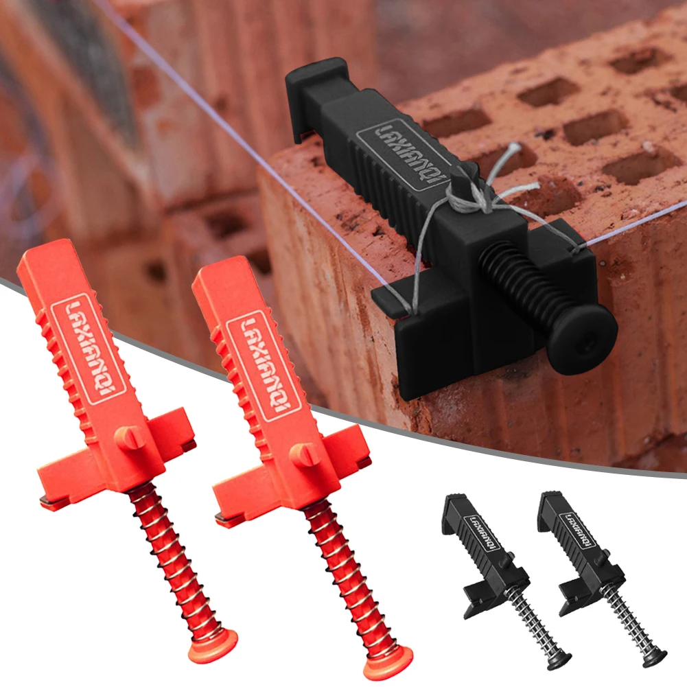 

2pcs Bricklaying Liner Wire Wall Building Frame Brick Liner Runner Wire Drawer Fixer Fixture Construction Tool