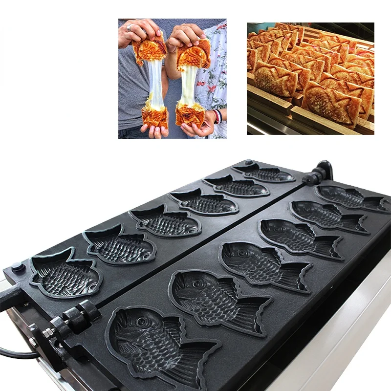 Хлебопечка для рыбного торта электрическая машина Круассанов Taiyaki железная