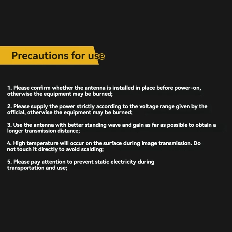 Для видеопередатчика Pandarc VT5804HV MAX 5 8G 1W VTX 40CH FPV регулируемые параметры OSD NTSC/PAL для