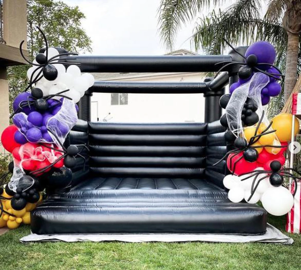 

Newest Outdoor colourful Inflatable Bouncy Castle Wedding Bounce House Jumping castle Bouncer for kids audits free shipping
