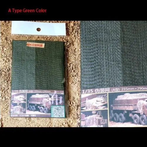 1/35 RC Военный танк нейлоновая камуфляжная сеть для дистанционного управления
