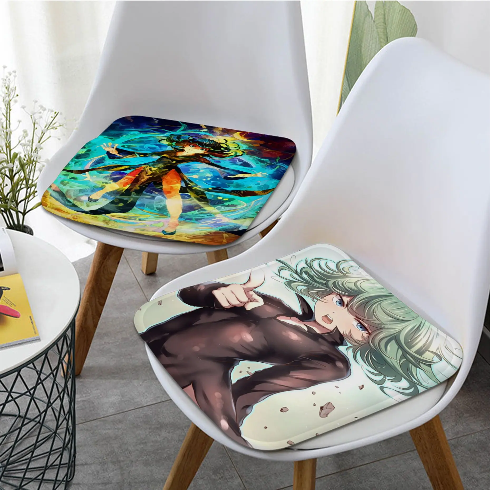 

One Punch Man Tatsumaki Creative Sofa Mat Dining Room Table Chair Cushions Unisex Fashion Anti-slip Sofa Decor Tatami