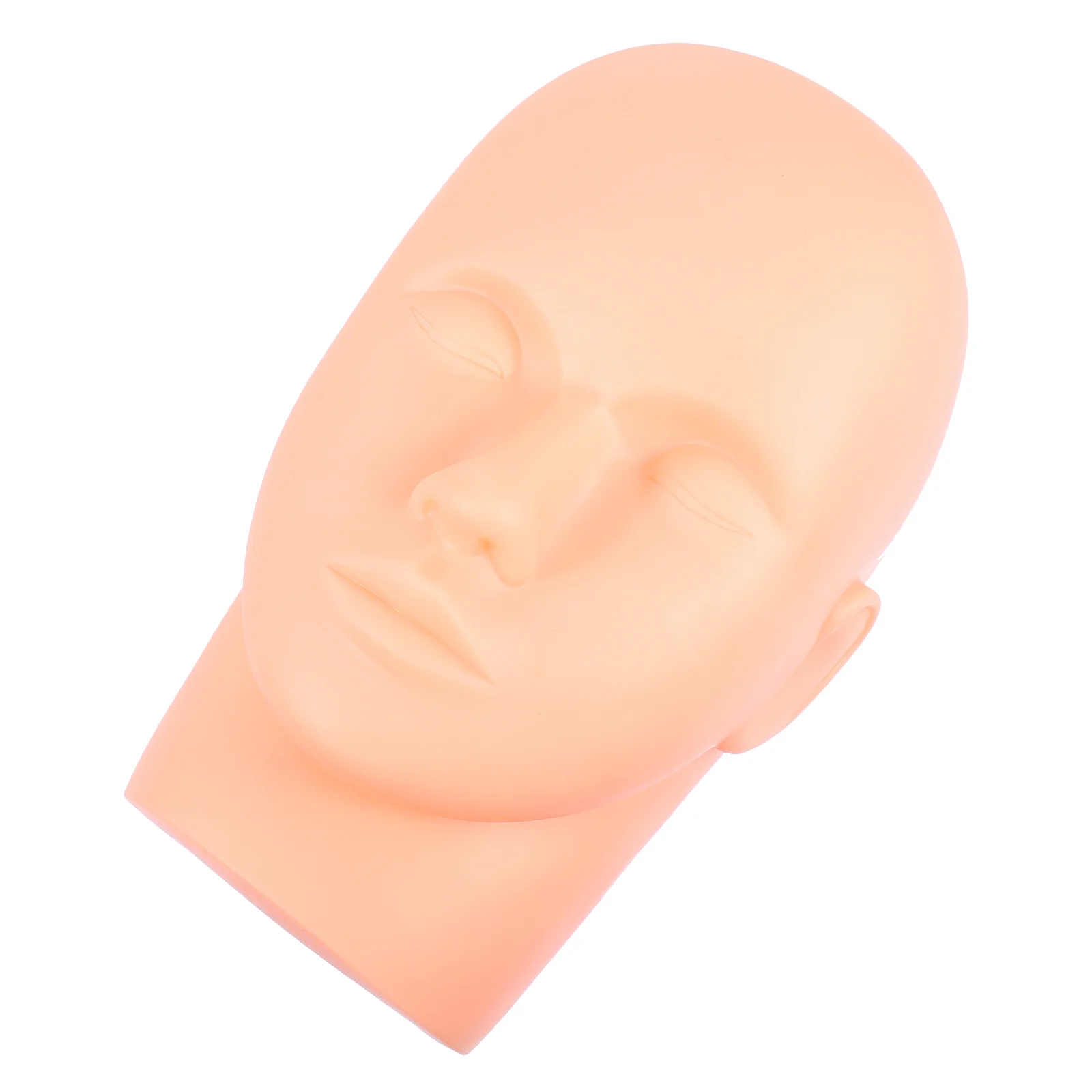 

1 Set Practice Head Mannequin Model Fake Silicone Head for Eyelashes Extension
