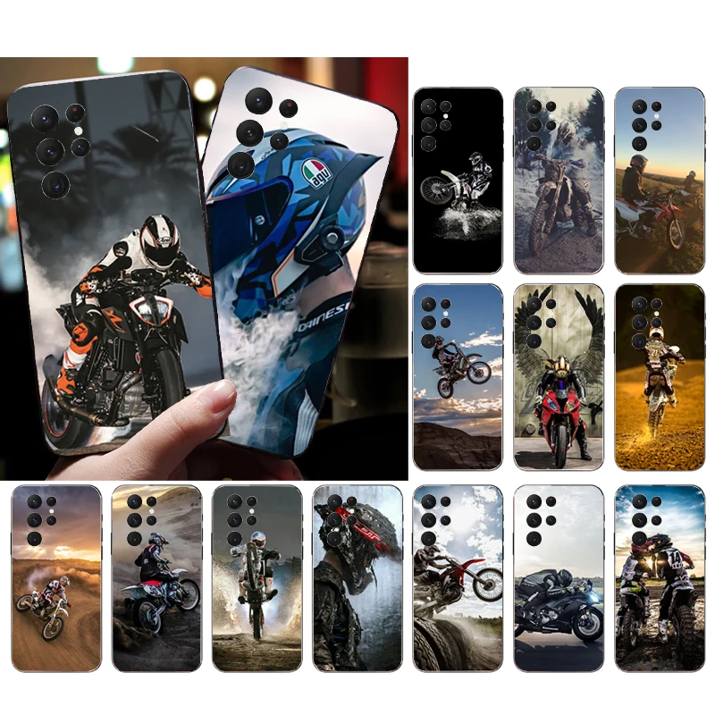 

Phone Case for Samsung Galaxy S23 S22 S20 Note20 Ultra S20 S22 S21 S10E S20FE Note10Plus 20 Ultra Motorcycle Sport