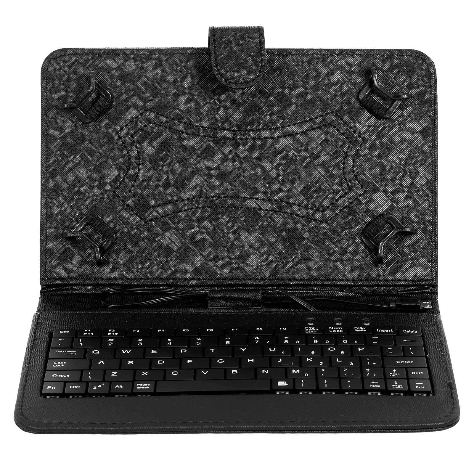 

for Android 7" 8" Inch Tablet Folding Foldable Folio Magnetic PU Leather Case Cover Stand Holder without Keyboard Stylus Pen