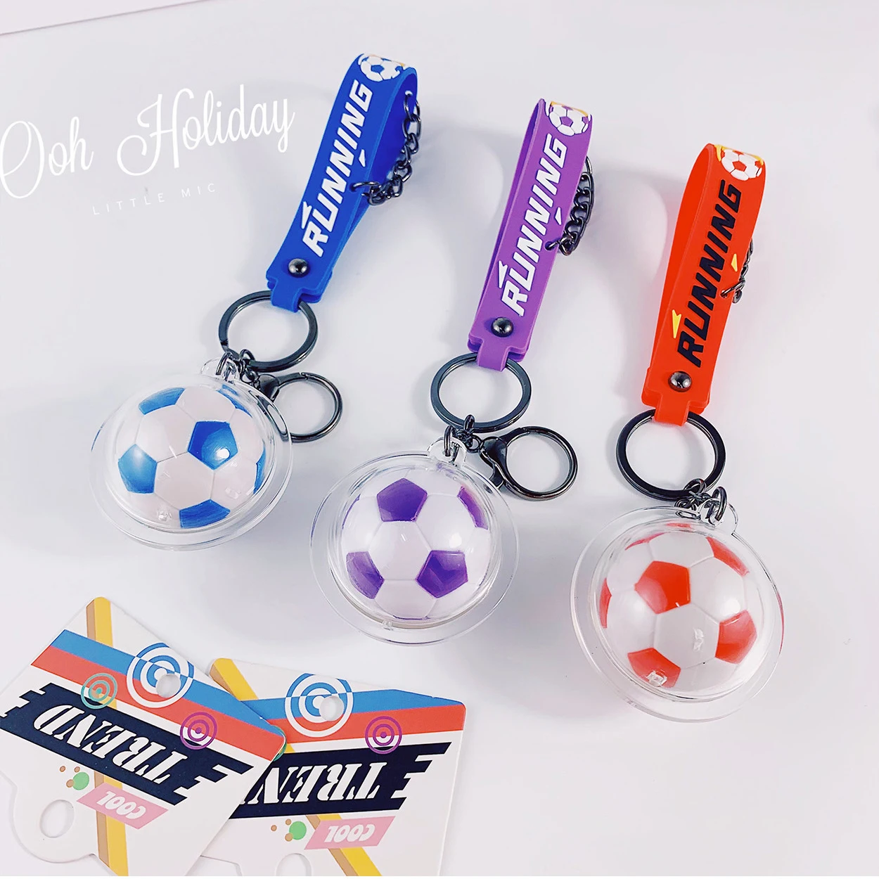 

2022 Qatar World Cup Football Men's Keychain Acrylic Car Key Pendant Gift