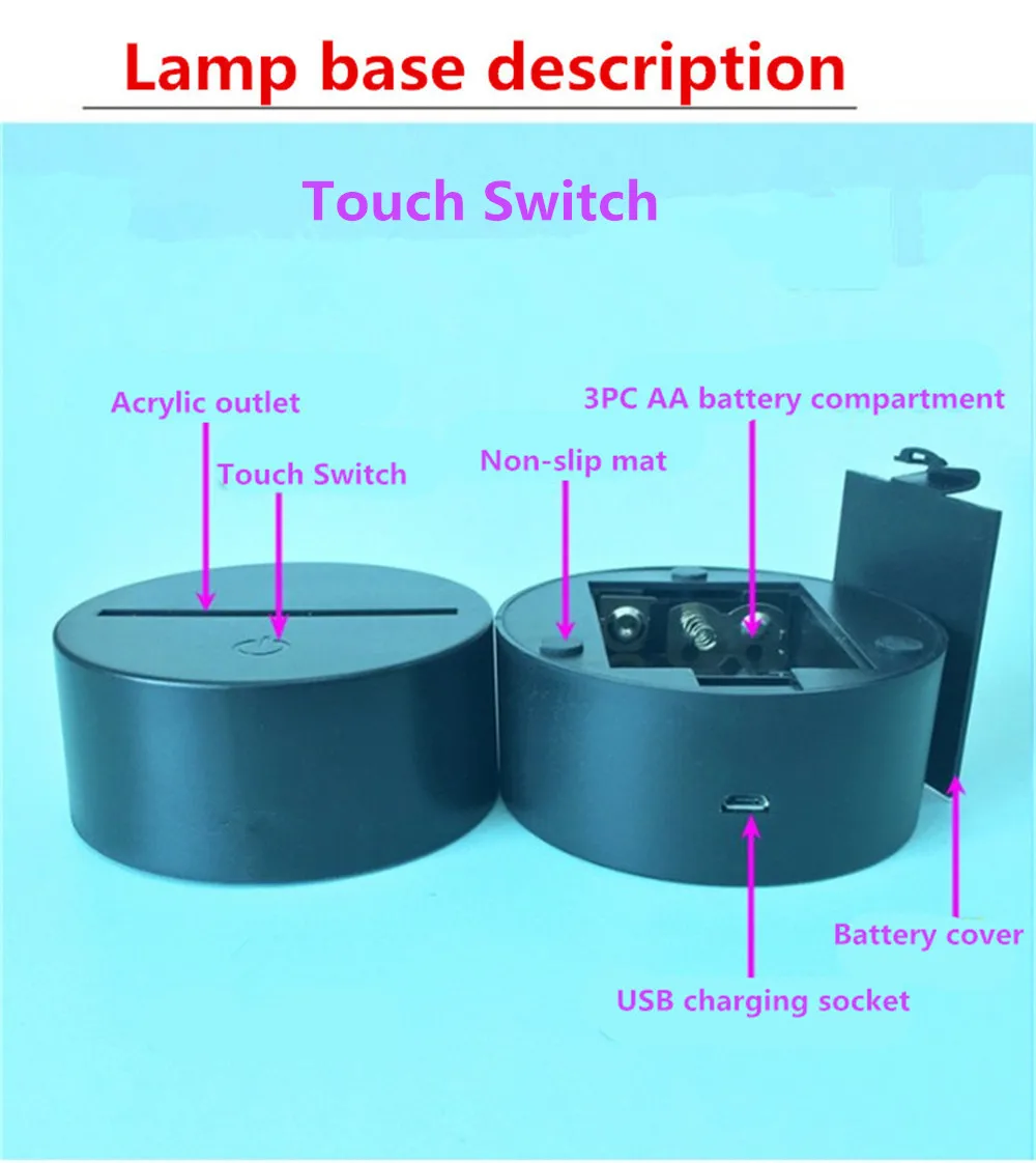 

Dropshipping Best of 3D LED Lamp For Clients