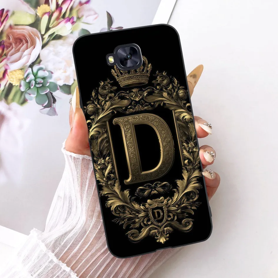 Фото Чехол для Asus ZenFone 4 Selfie ZD553KL X00LD, мягкий силиконовый чехол с буквами в стиле ретро для Asus 4 Selfie Pro ZD552KL Z01MD Shell №3