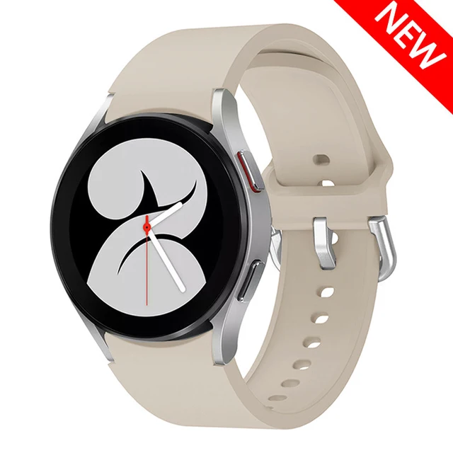 

Ремешок силиконовый для Samsung Galaxy Watch 4 40 мм 44 мм, спортивный браслет для смарт-часов Galaxy Watch 4 classic 42 мм 46 мм