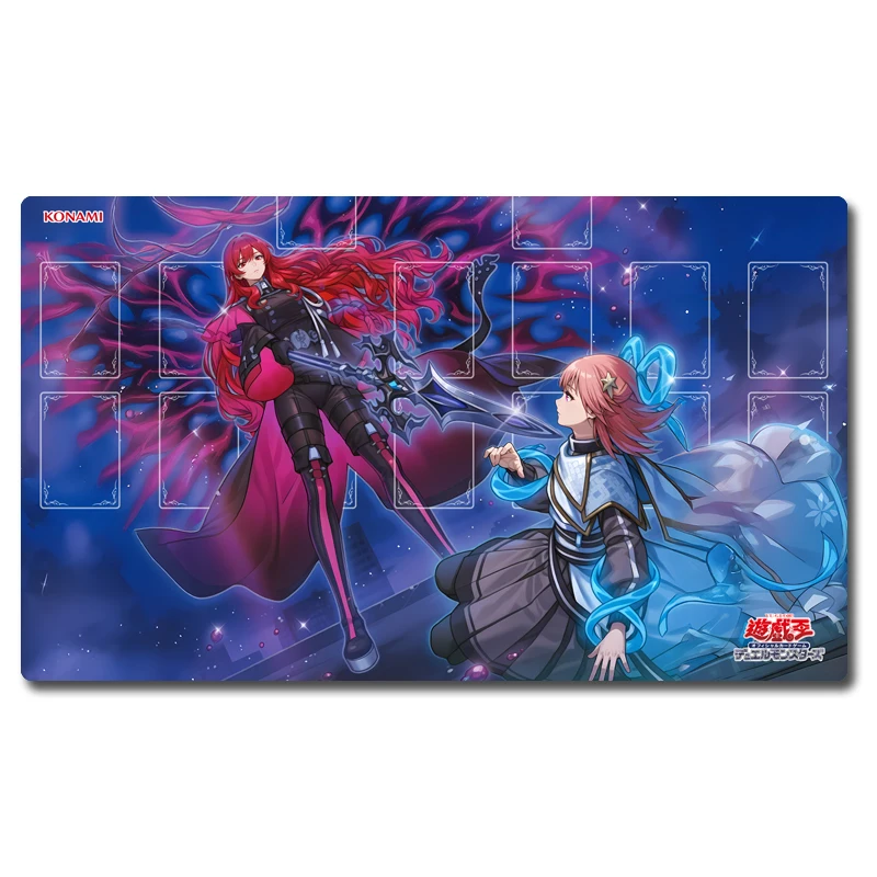Фото Игровой коврик Yugioh Exosisters Bat Mater Yu-Gi-Oh! TCG OCG Коллекционные карточные игры Коврик Duel Plate Резиновый коврик для карт Коврик для мыши №2