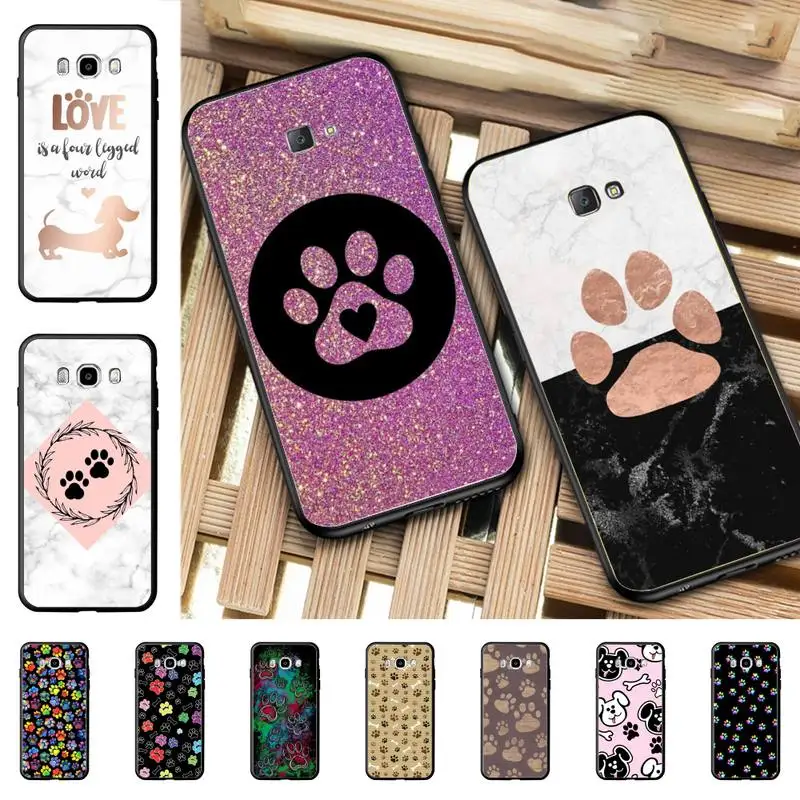 

Dog Paw Phone Case for Samsung J 4 5 6 7 8 prime plus 2018 2017 2016 J7 core