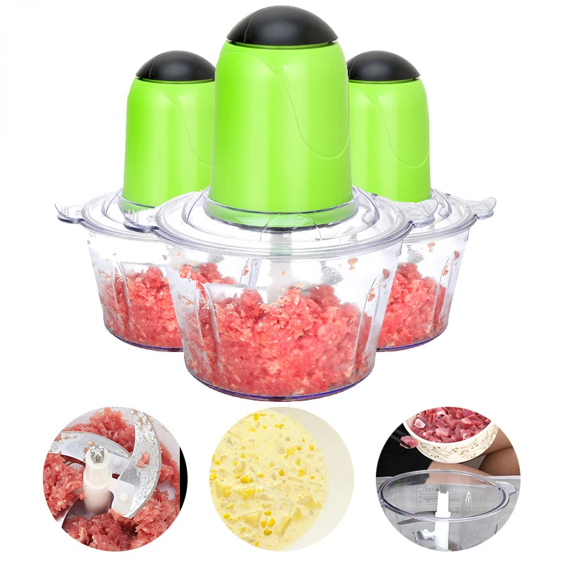

Electric meat grinder, multifunctional stainless steel kitchen chopper