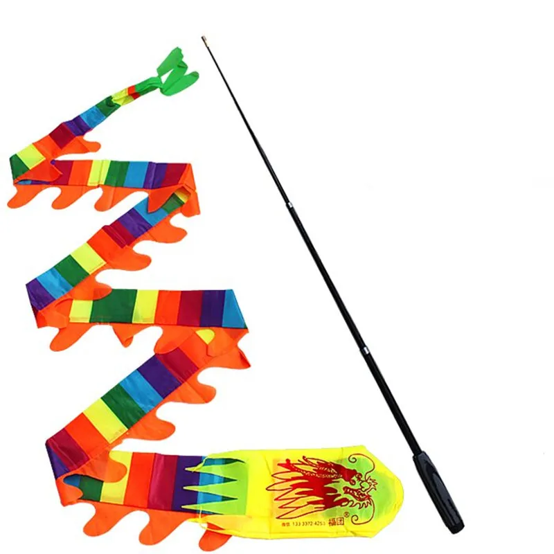 Лента для танцев китайского дракона 5/7/9 м