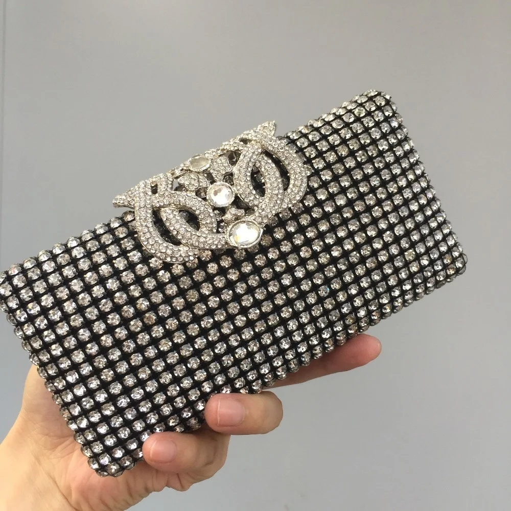 

New Women's Bag Formal / Event/Party / Wedding Evening Bag/Purse/Shimmering Diamonds Hand Bag/Rhinones/C