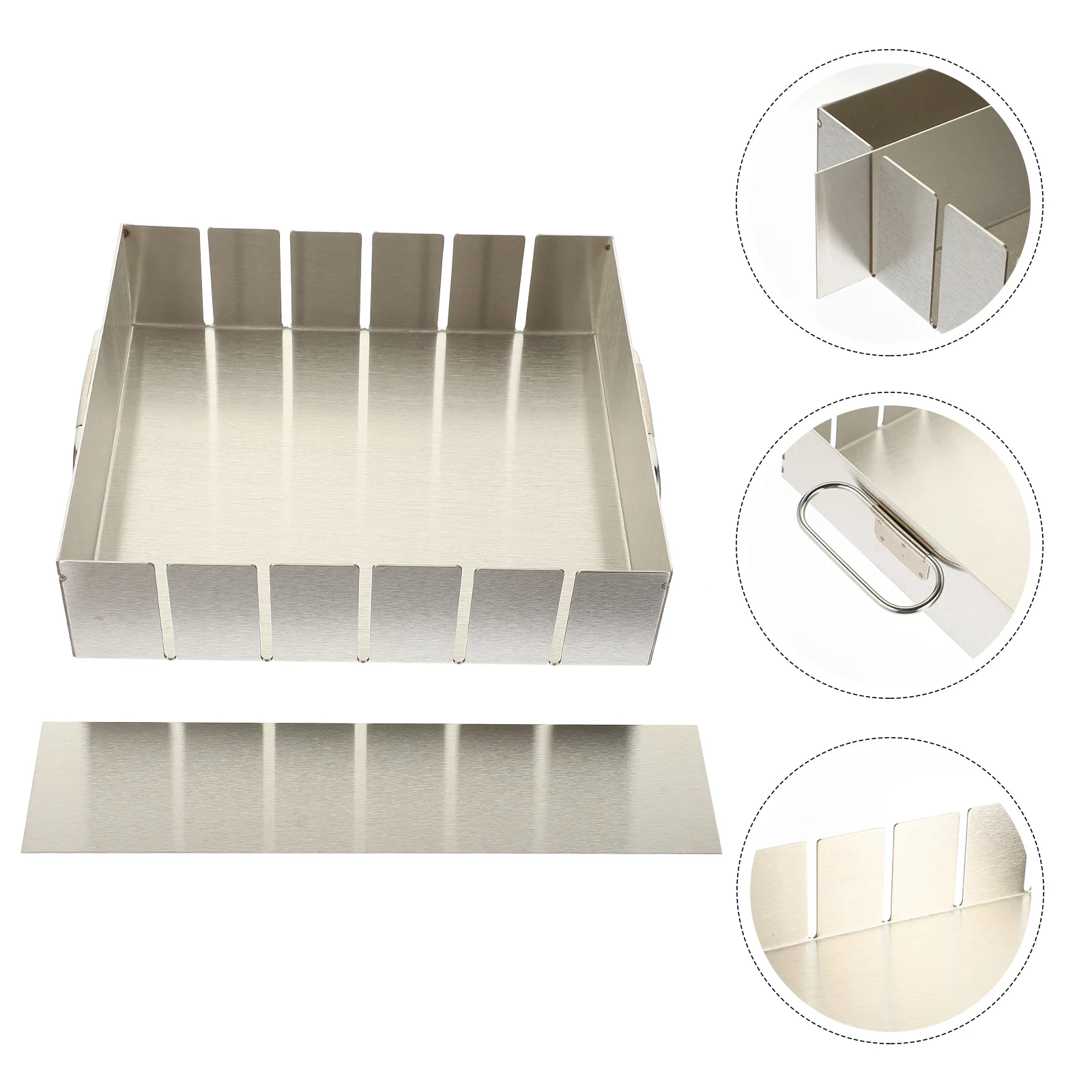 

Pan Mold Nougat Baking Tray Brownie Sheet Cake Set Making Steel Non Stick Maker Rolls Noodle Rice Stainless Molds Slice Cookie