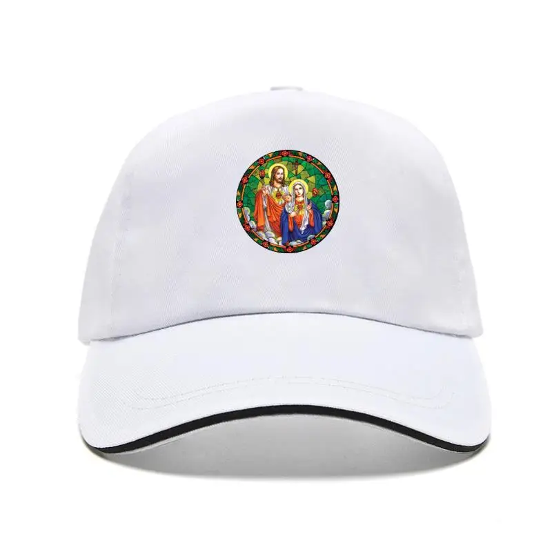 

sacred hearts of jesus mary Print Baseball cap Funny Virgin Mary Mens Hip Hop hat Casual adjustable snapback hat bone