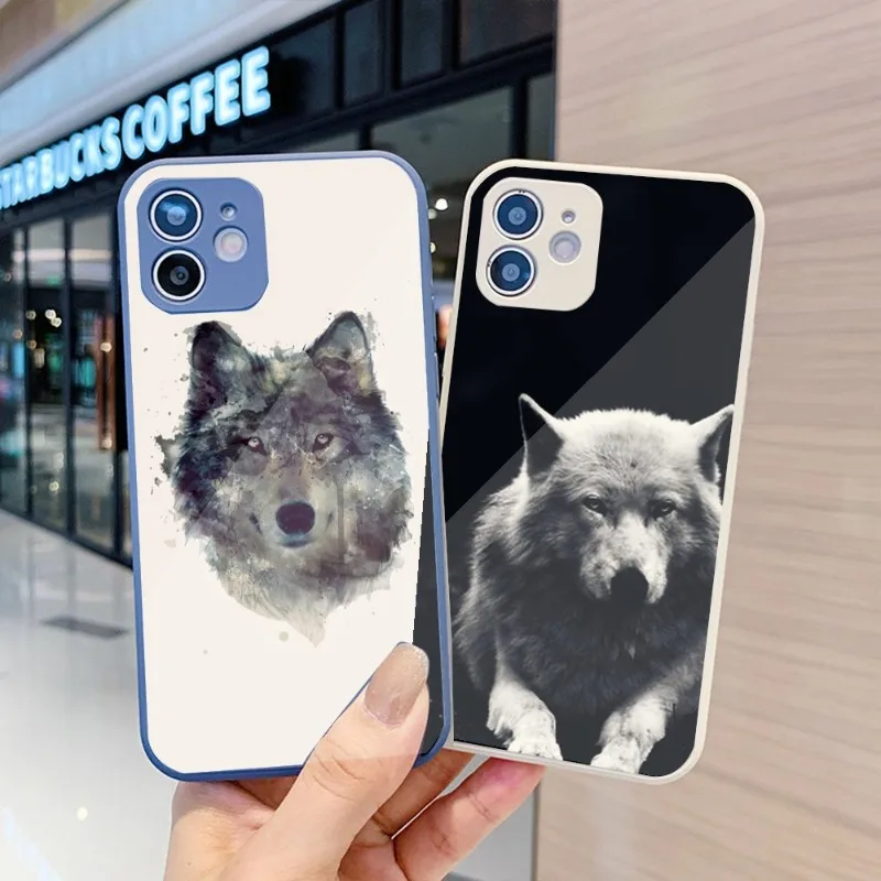 

Angry Snow Phone Case For IPhone 14 13 12 11 Pro Max X XR XS 8 7 Plus Liquid Glass Color Phone Cover