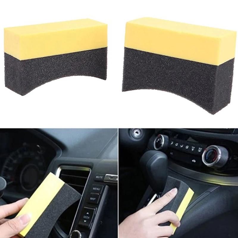 

10Pcs Car Wheel Cleaning Sponge Tire Wash Wiper Water Suction Sponge Pad Wax Polishing Tyre Brushes Tools Car Wash Accessories