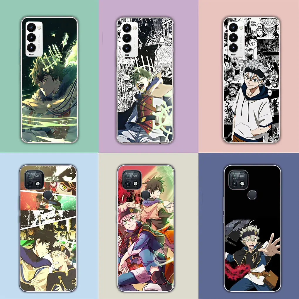 Мягкий чехол Asta Black Clover Yuno Grinbellor для Motorola Moto Edge 40 50 Pro 30 neo 20 Fusion Ultra Lite G85 E22