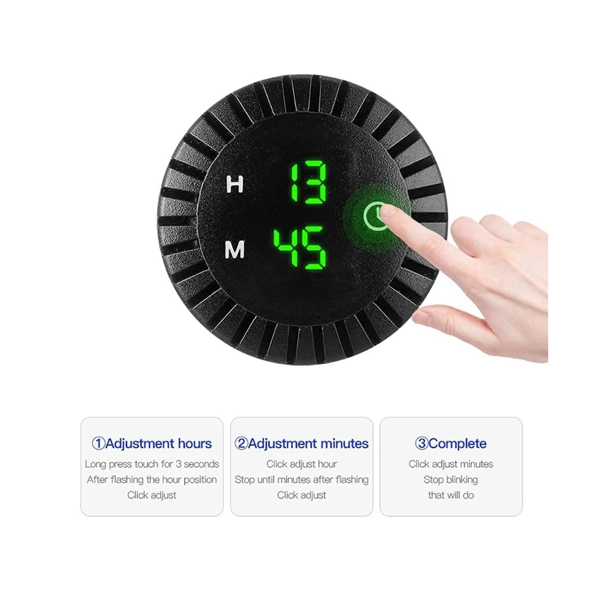 Автомобильные электронные часы цифровой дисплей таблица универсальные