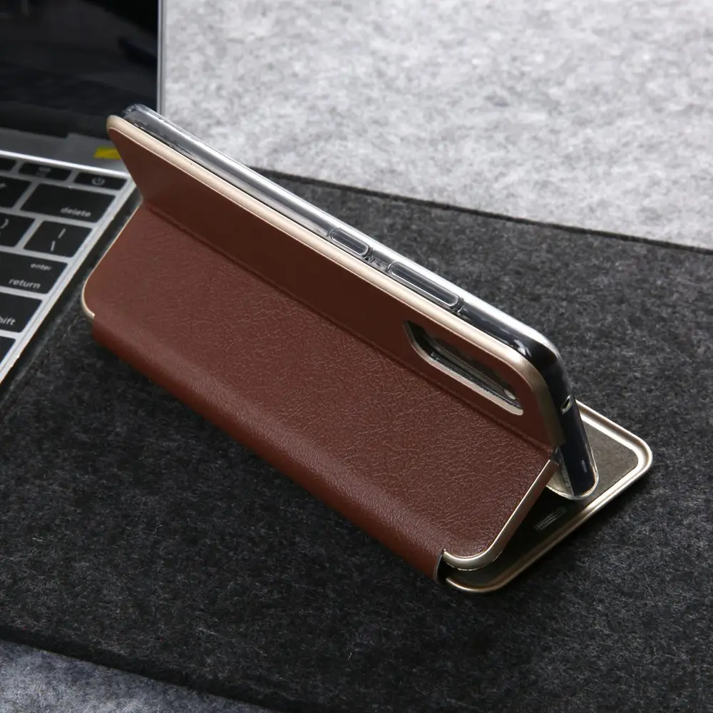 Magnetic Flip Case for Samsung Galaxy S20 FE S21 S22 S23 Ultra S10 S9 S8 Plus S20FE Leather Case Luxury Curved Edge Phone Cover