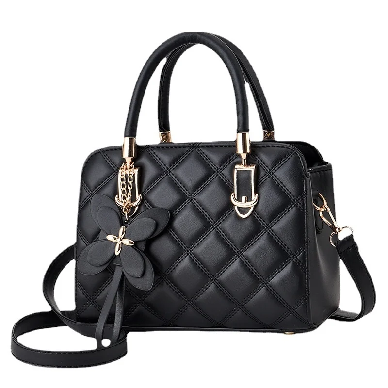 

Элегантная женская сумка, женская сумка, новая мода, с ромбовидным узором, с кисточкой, простой стиль, сумка через плечо, сумки-мессенджеры