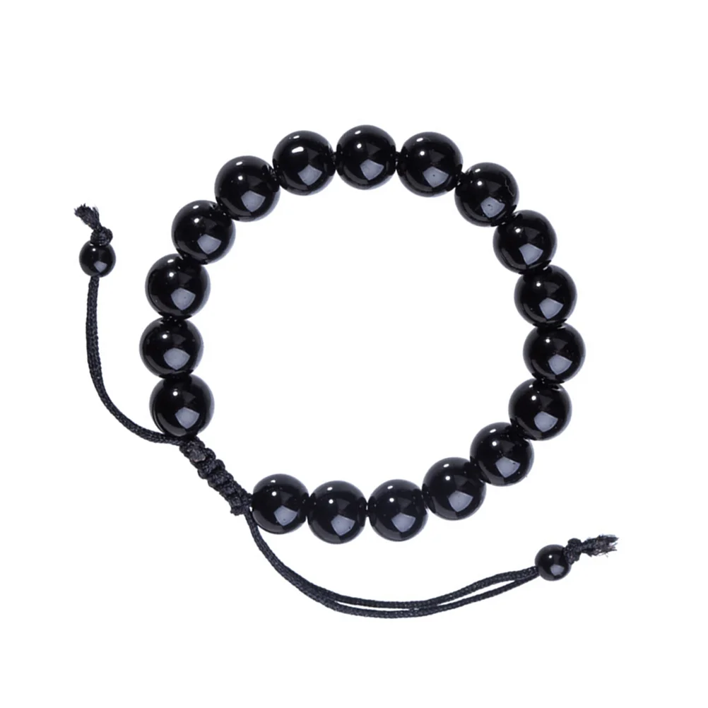 

Hematite Bracelet Magnetic Hematite Bracelet Stone Bead Bracelet Weight Loss Bracelet Obsidian Bracelet
