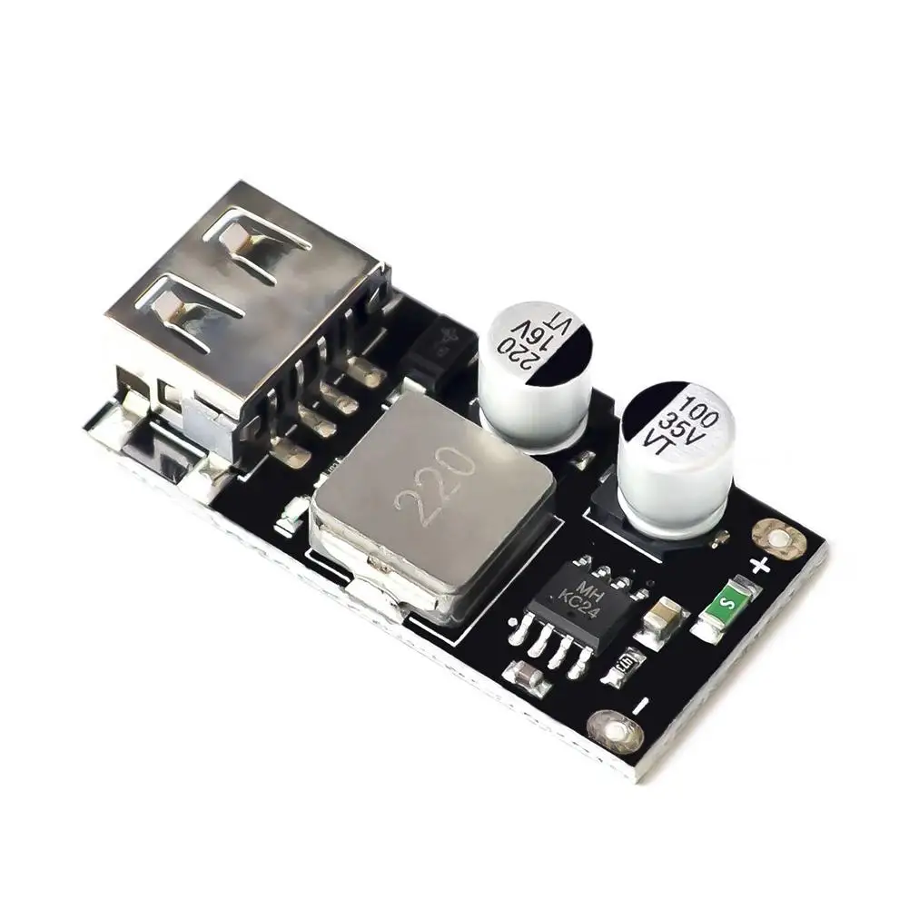 

DC-DC Power Buck Module Fast Charger Circuit Board QC2.0 QC3.0 Fast Charging USB Charging Converter Board