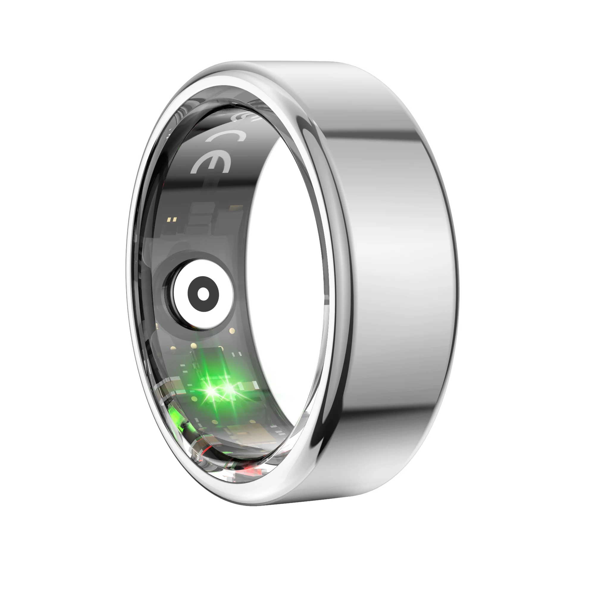 Фото Yarrasonic Anillo inteligente пульсометр из нержавеющей стали трекер сна калории низкая цена умное кольцо для мужчин без приложения №5
