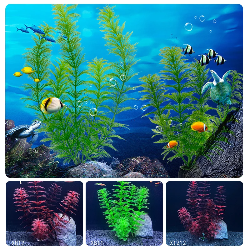

Plastic Plants Simulated Aquatic Fish Tank Landscaping Micro Landscape Decoration Fake Aquatic Aquariums Decorative Plants