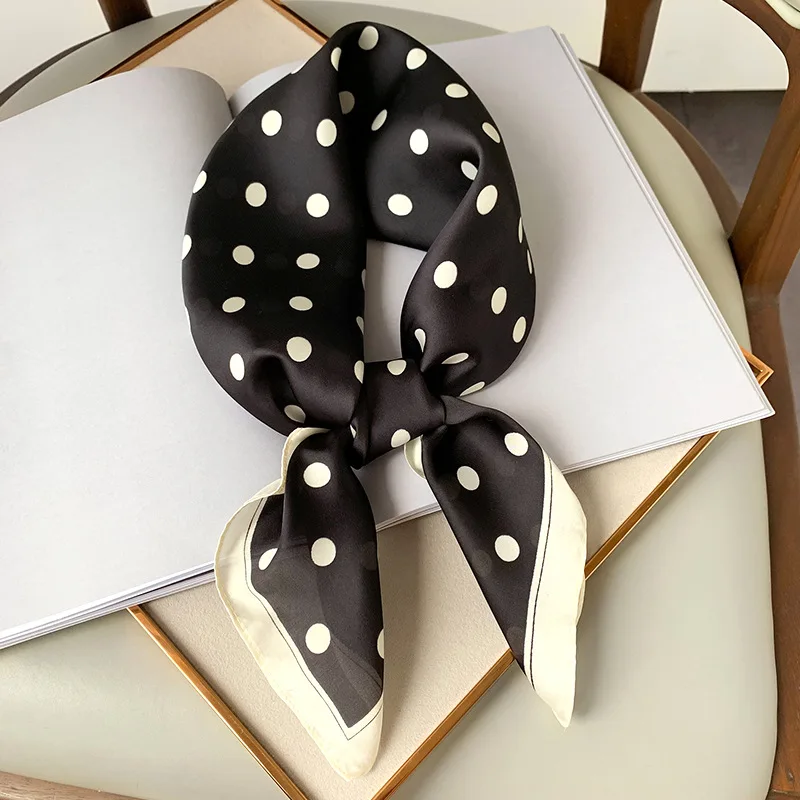 

Роскошные шелковые шарфы 2023, Женская шаль и палантины для волос, модная бандана, шейный платок с принтом, женские шарфы, хиджаб