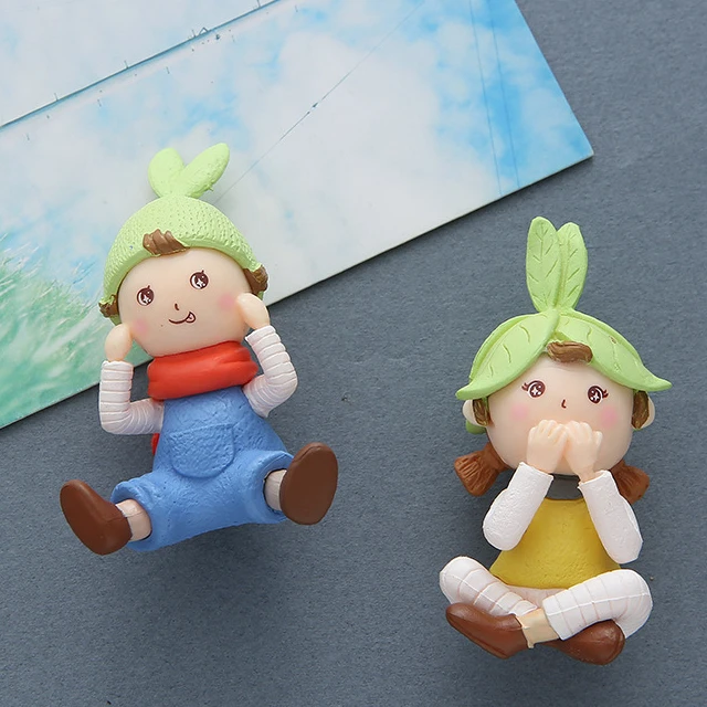 

1pcs Cartoon Boys Girls Magnetic Stickers for Fridge Lovely Babies Photo Wall Magnets Blackboard Magnets Creative Home Decor