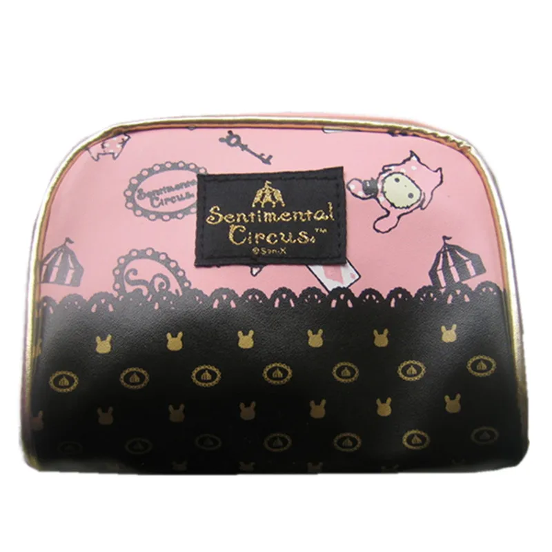 New Cute Anime Sentimental Circus Girls Children PU Coin Purse Small Wallets Make-up Cosmetics Case Bags For Women