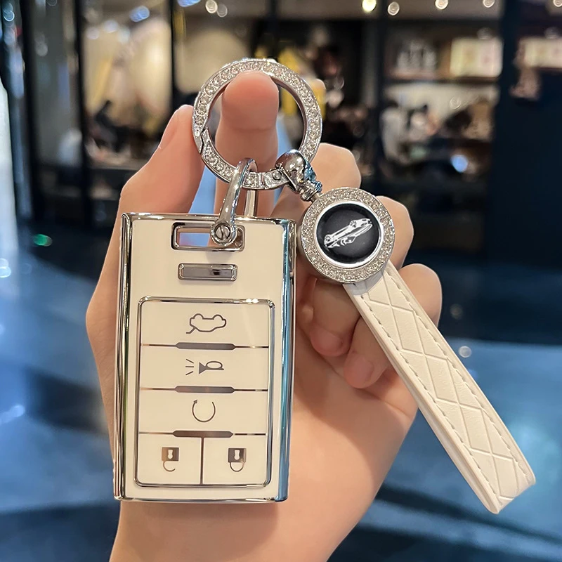 Корпус Fob Для Chevrolet C7 Corvette Cadillac DTS SLS SRX XLS STS Escalade CTS ATS 28T CTSV XTS TPU автомобильный пульт дистанционного управления