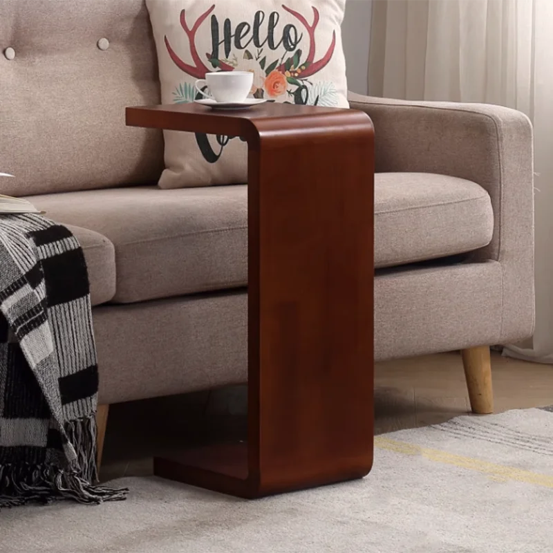 

nordic Living Room Coffee Table Mobile small auxiliary Garden Nordic wood Coffee Table Modern Black Salontafel Home Furniture