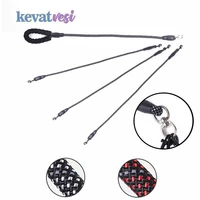 adjustable nylon pet leash dog cat multi head tow rope nylon wear resistant pets outdoor safety rope for large dogs pet supplies