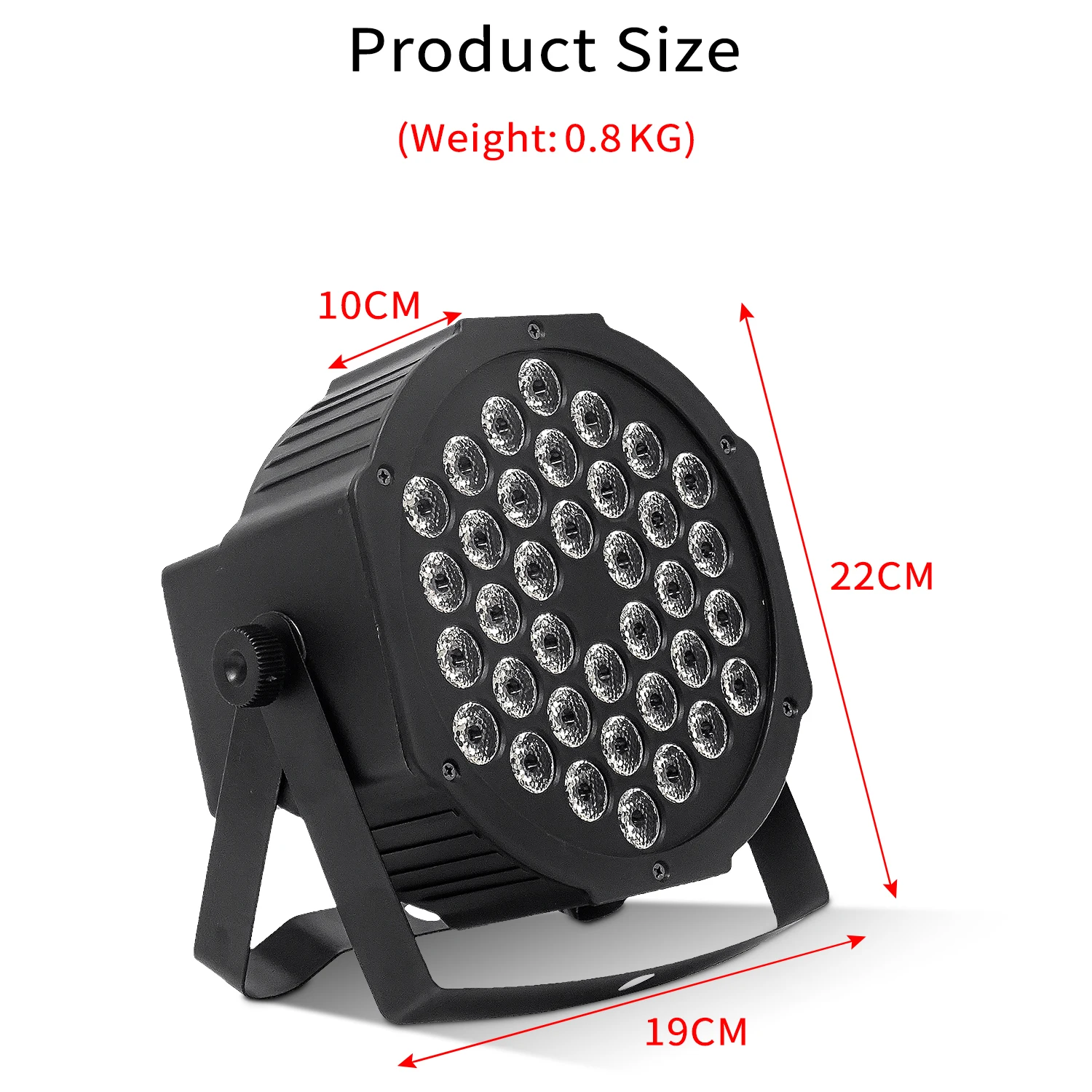 30 шт./лот светодиодный светильник Par 36x3 Вт 36 RGB Светильник с 3/6 каналами DMX512 Master Slave