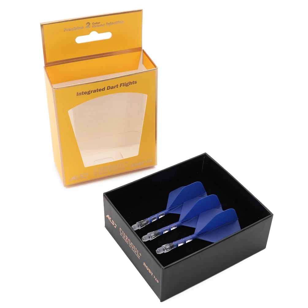 CUESOUL ROST T19 Integrated Dart Shaft and Flight Big Standard Shape with Blue Flights