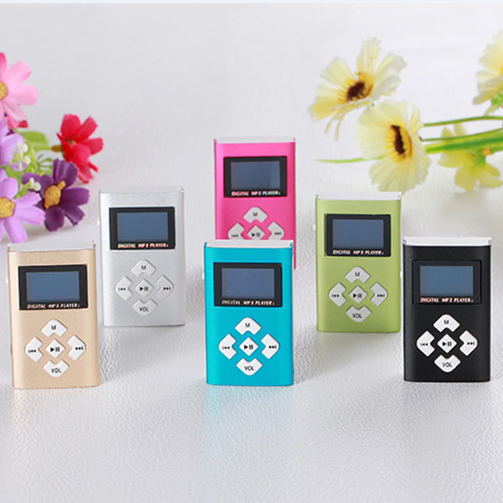 

Portable MP3 Sports Mini Walkman Player With Screen Plug-In Card Metal Aluminum Case Sports Music Player