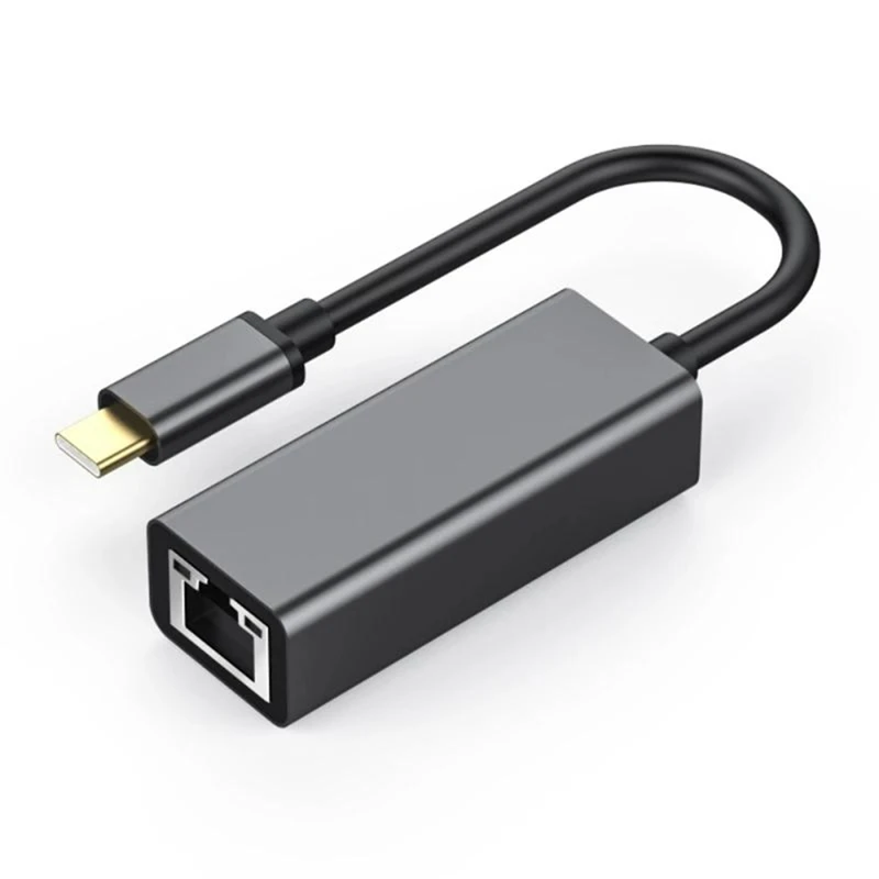 

Type-C Gigabit Network Card USB-C To RJ45 Network Card Ethernet Adapter For Pro Samsung Galaxy
