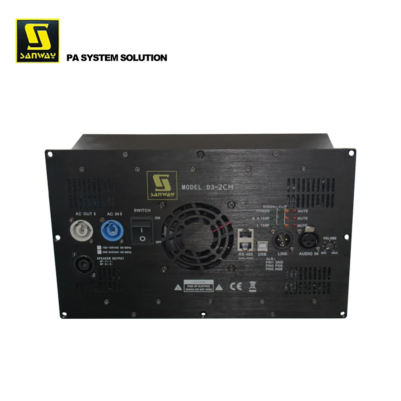 

D3-2CH 1800W Class D Subwoofer Amplifier Module for Active Subwoofer