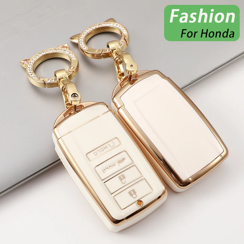 

Fashion TPU Car Remote Key Case Cover Fob Shell for Honda Acura RLX MDX CDX TLX-L NSX RDX Protector Holder Keychain Accessories
