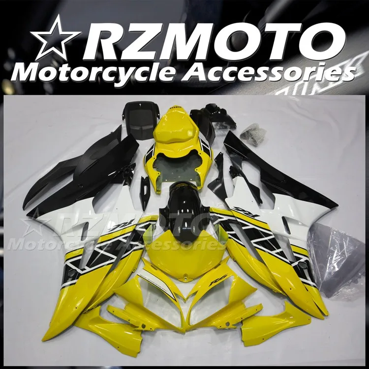 

Литьевая пресс-форма, новинка, комплекты обтекателей из АБС-пластика, подходят для YAMAHA YZF-R6 2006 2007 YZF R6 06 07, кузов в комплекте, бесплатно, желтый